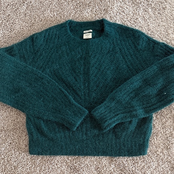 Abercrombie & Fitch Sweaters - Cozy Dark Teal Abercrombie & Fitch Crewneck Sweater Alpaca Blend